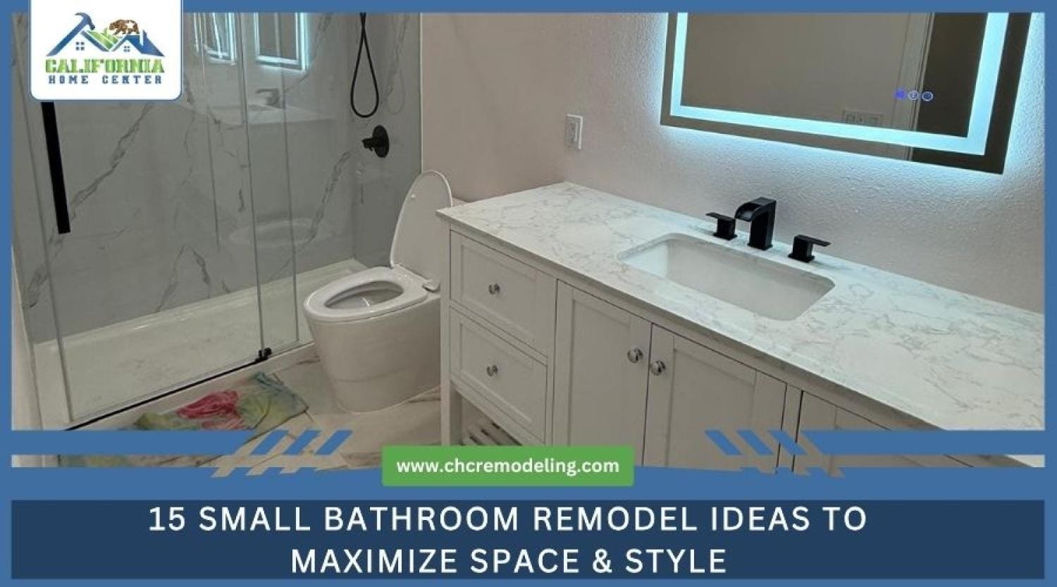 Small Bathroom Remodel Ideas: 15 Ways to Add Space & Style