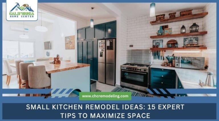 Small kitchen with space-saving cabinetry