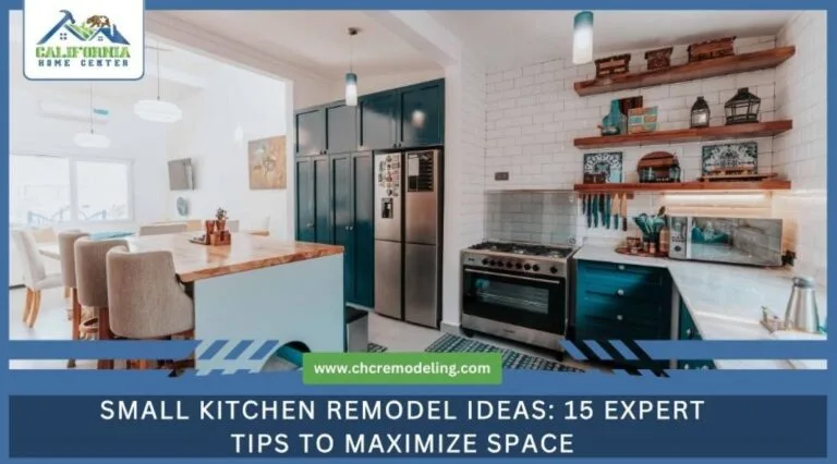 Small kitchen with space-saving cabinetry