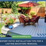 patio installation tips
