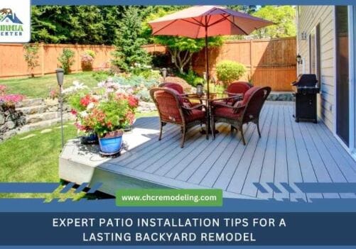 patio installation tips