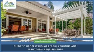 pergola footing requirements