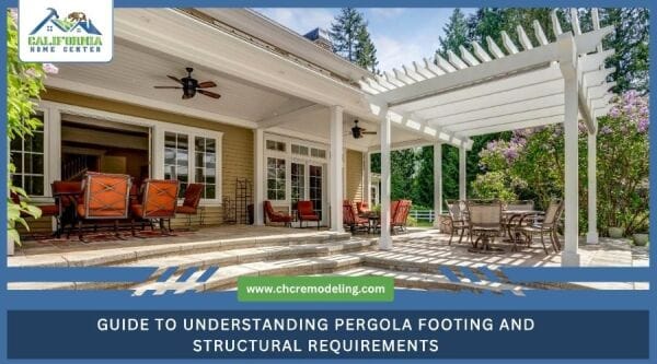 pergola footing requirements
