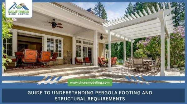 pergola footing requirements
