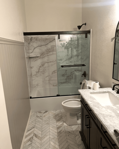 Before Images of Bathroom remodeling insurance