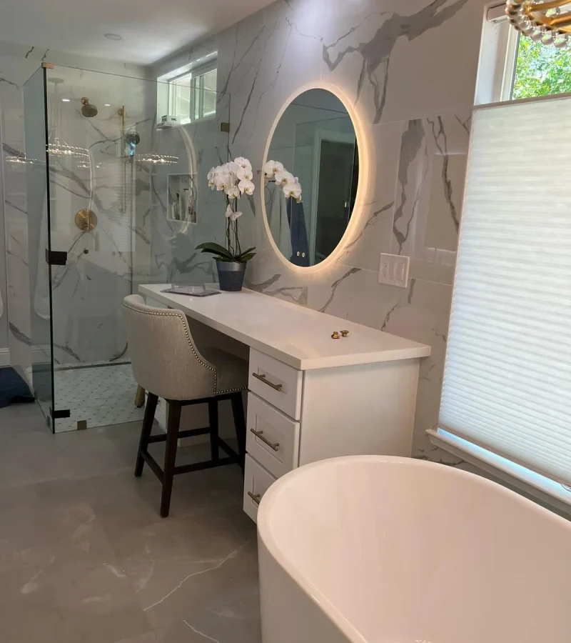 Marble Bathroom remodel Temecula